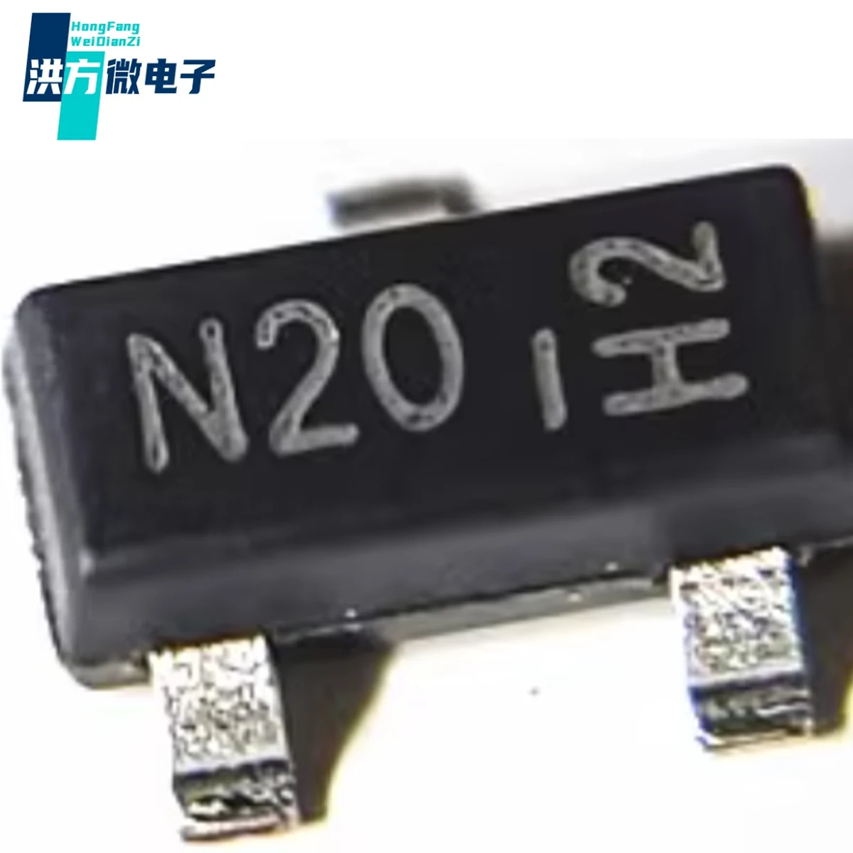 10pcs/100pcsOriginal MOSFET N-Channel BSN20-7 SOT-23 50V 500mA 600mW Marking N20