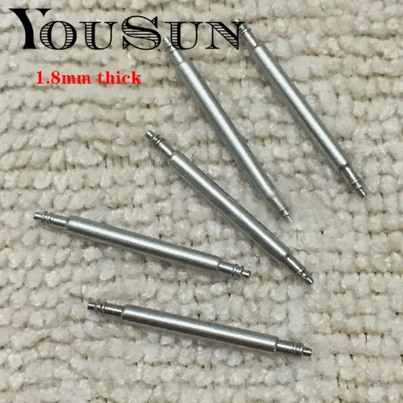 Akcesoria do zegarka ze stalą o grubości 1.8mm podwójne podparcie ze stali nierdzewnej sprężyna z uchem i igłą rdzeń wału zegarka