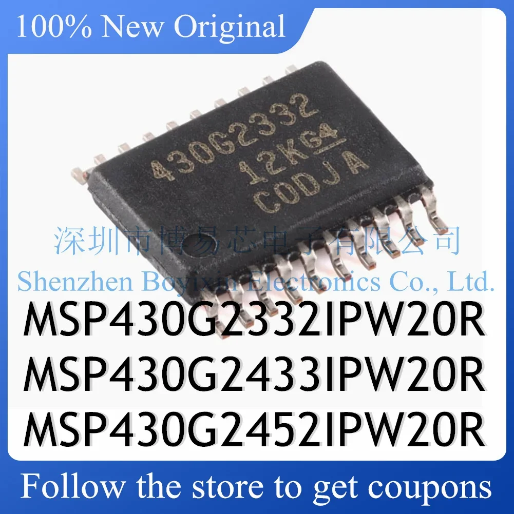 

Standard version MSP430G2332IPW20R MSP430G2433IPW20R MSP430G2452IPW20R