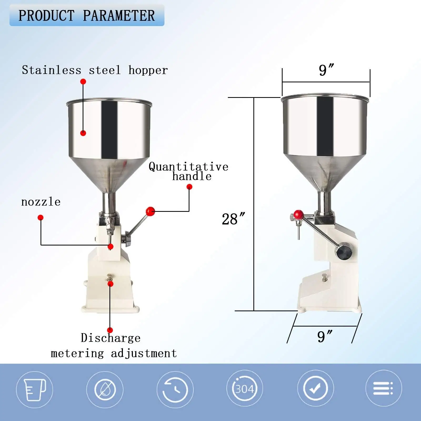 New Pneumatic Honey Sauces Paste Filling Machinery Chemical Commodity Food Beverage Manufacturing Plant Liquid Filling Machines