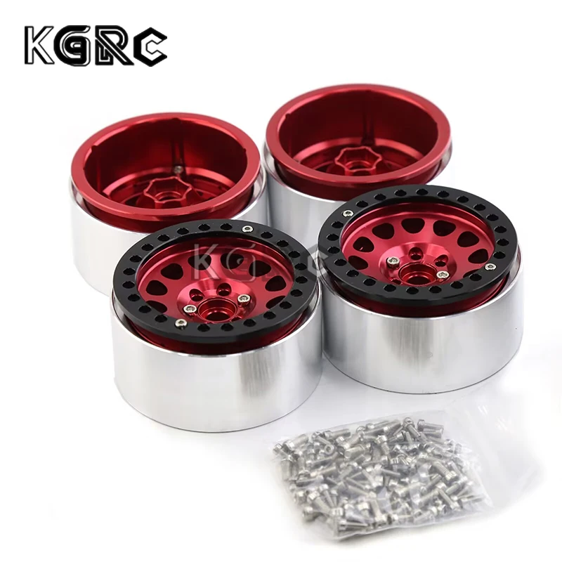 RC 4PCS 2.2 Aluminum Alloy Wheel 65MM for 1:10 RC Rock Crawler Axial SCX10 SCX10 II 90046 90047 TRX-4 TRX4