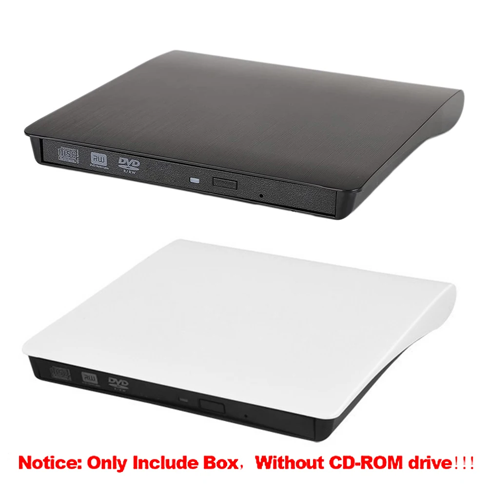 

USB 3.0 DVD External Optical Drives Enclosure SATA USB External Case for Laptop Notebook without Drive