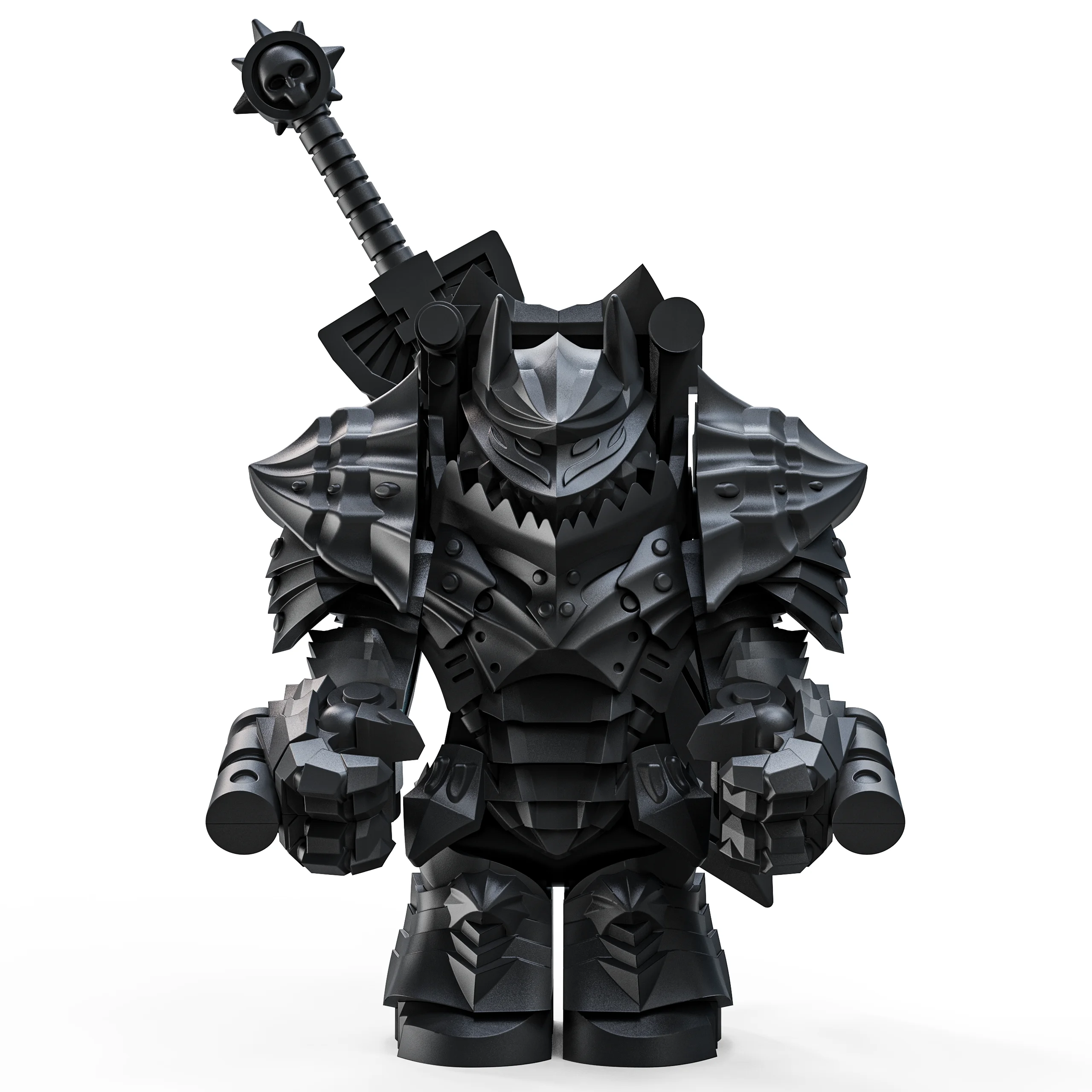 Medieval Table Round Knights Building Block Compatible Berserk Guts Puzzle Figurines Assembly Toy Collectible
