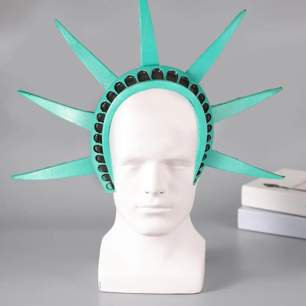 

Statue of Liberty Headband Crown Torch Cosplay Lady Liberty Costume Accessories 4th of July Independence Day Hair Hoop