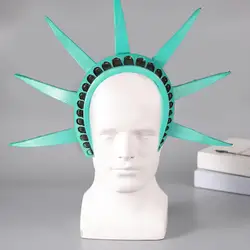 Statue of Liberty Headband Crown Torch Cosplay Lady Liberty Costume Accessories 4th of July Independence Day Hair Hoop
