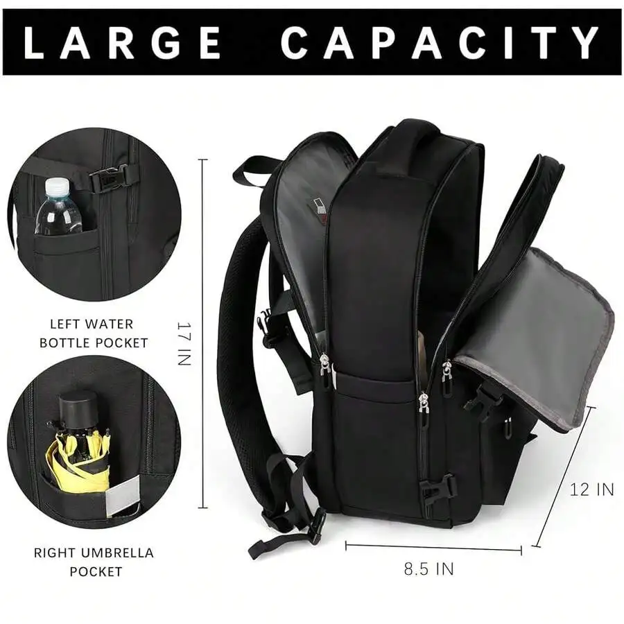 

Large Capacity Laptop Backpack 17 Inch For Men And Women Casual Business Travel Bag