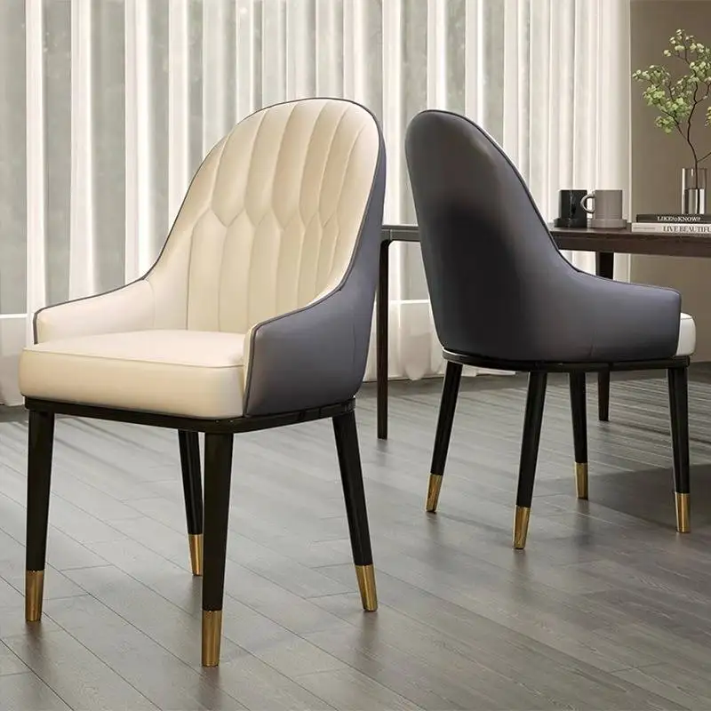 

Luxury Designer Dining Chairs Italian Black Danish High Living Room Dining Chairs Office Kitchen Silla Comedor Nordic Furniture