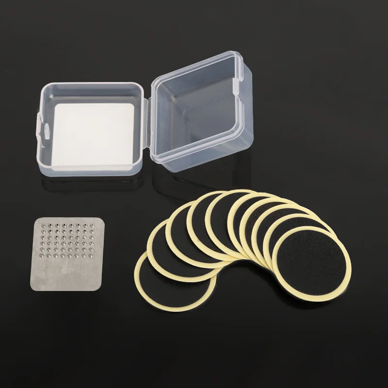 Durable Glueless Self-Adhesive Bike Inner Tube Patch Kit - Q