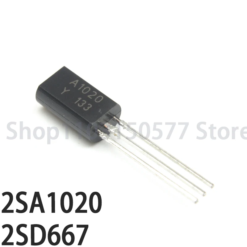 10piece 2SA1020 2SD667 TO92