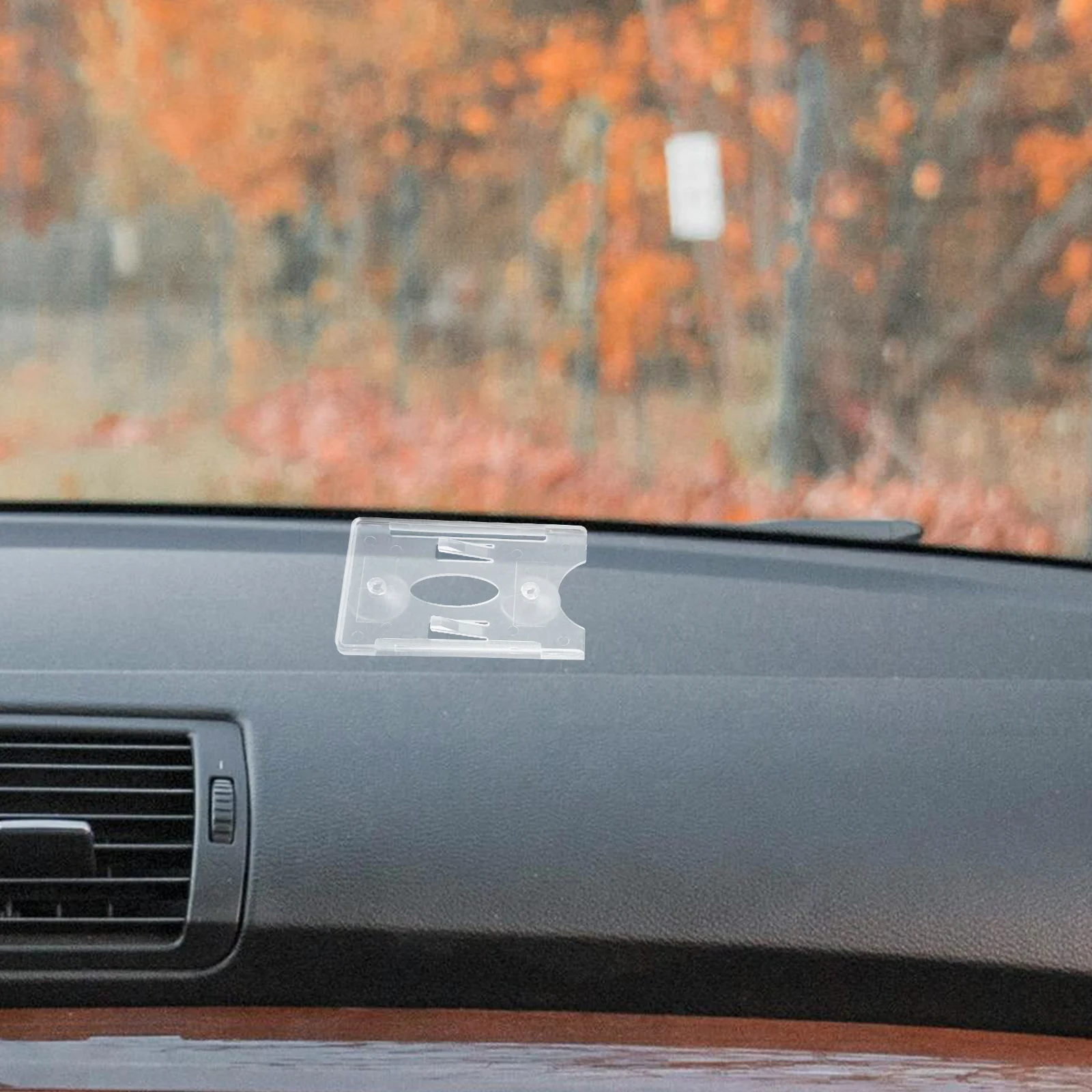 

4pcs Car Windshield Parking Ticket Sturdy Plastic Id Badge Clear Permit Windscreen Card Holder For Vehicle Interior Accessories