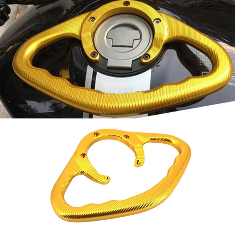 

Reliable-Motorcycle Fuel Tank Armrest Cover 5 Hole Fuel Tank Cap Armrest For Yamaha R1 R3 R6 R25 MT03 MT07 MT-09