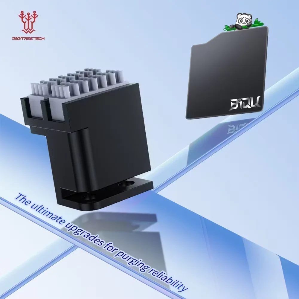 BIGTREETECH Panda Brush PX Panda Purge Shield Nozzle Wiper Print