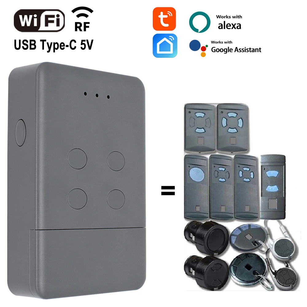 هورمان تويا التطبيق الذكي التحكم عن بعد Hormann HSM2 HSM4 HSE2 HS4 HSZ2 868 ميجا هرتز الارسال RF + WIFI 2-in-1 2025 منتج معزز