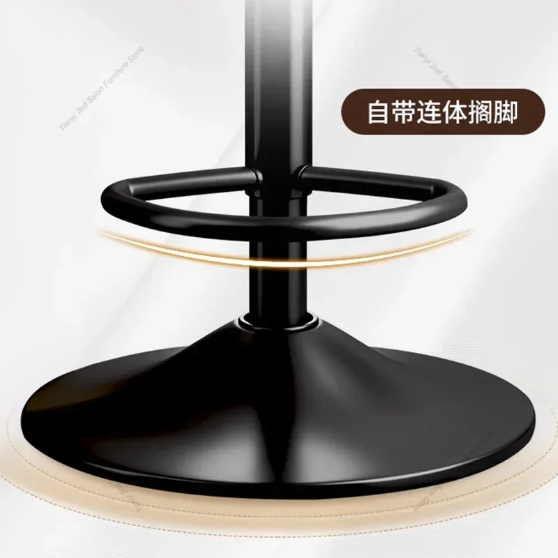 Swivel Luxury Bar Chairs Nordic High Stool Restaurant Modern Bar Chairs Reception Italian Design Bar Furniture Cadeiras LLBC view 2