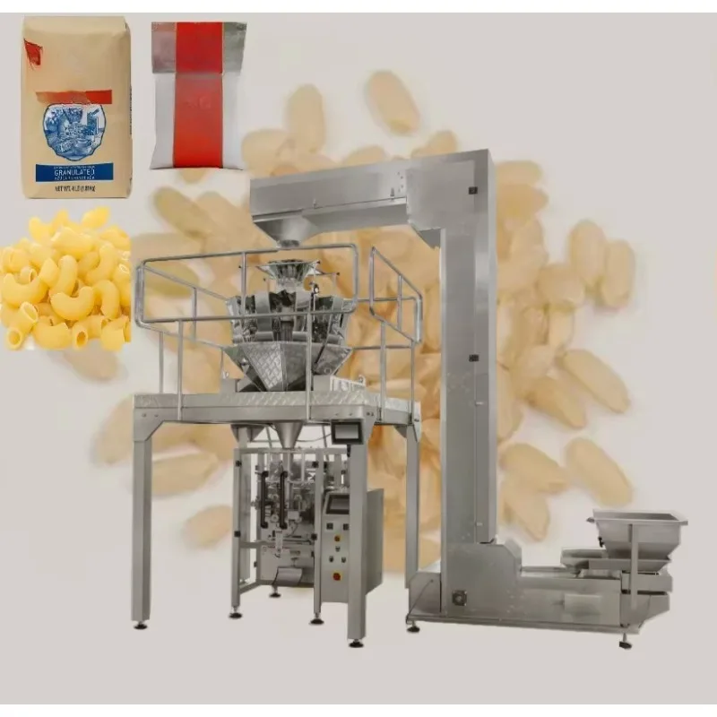Automatic Dry Fruit Nut Sugar Rice Grain Multihead Combination Weigher Packing Machine Date Filling and Weighing Machine