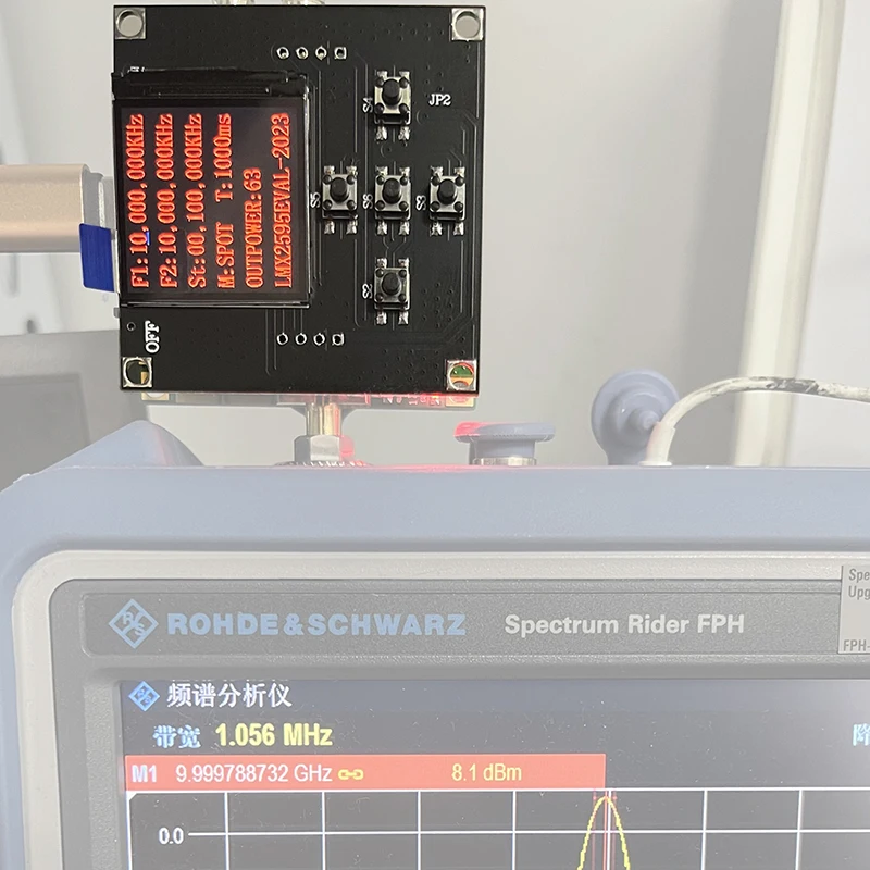 

LMX2595 V3 PLL Core Board STM32 Control Board High Frequency SMA Female Connector 10MHz-19GHz
