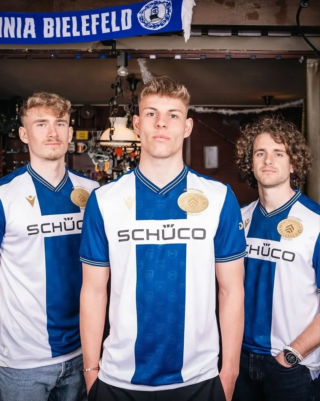 

Новинка 25-26 года, летняя футбольная футболка Arraivl Arminia Bielefeld на 120-летие, футболка большого размера для взрослых и детей, Джерси moto 2025