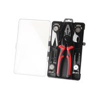 5 in 1 Pliers Tool Set Wire Stripper Heavy Duty Scissor for Electric Cable Stripping Cutting Crimping Solid and Stranded Wire