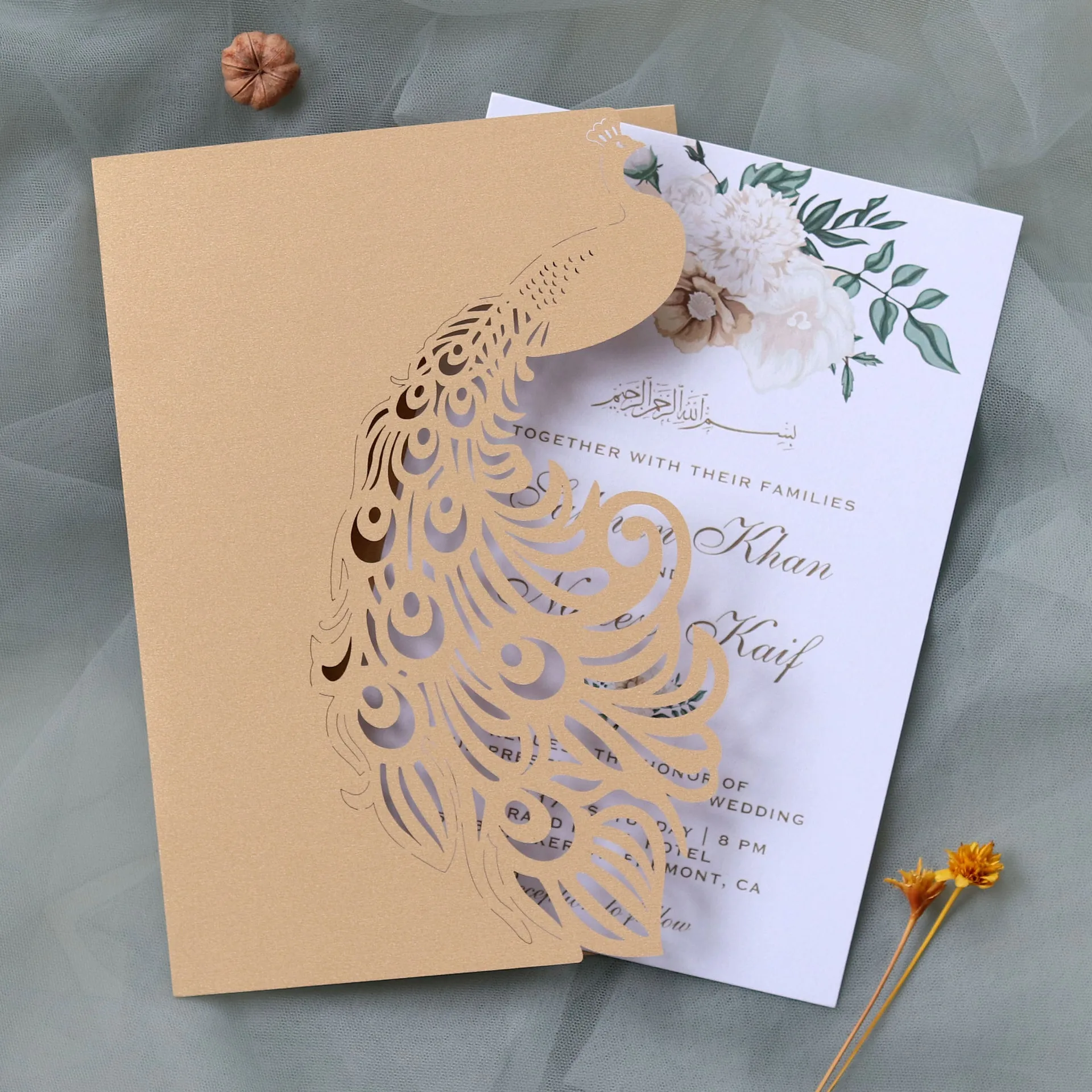 50Pcs Pearl Paper L…
