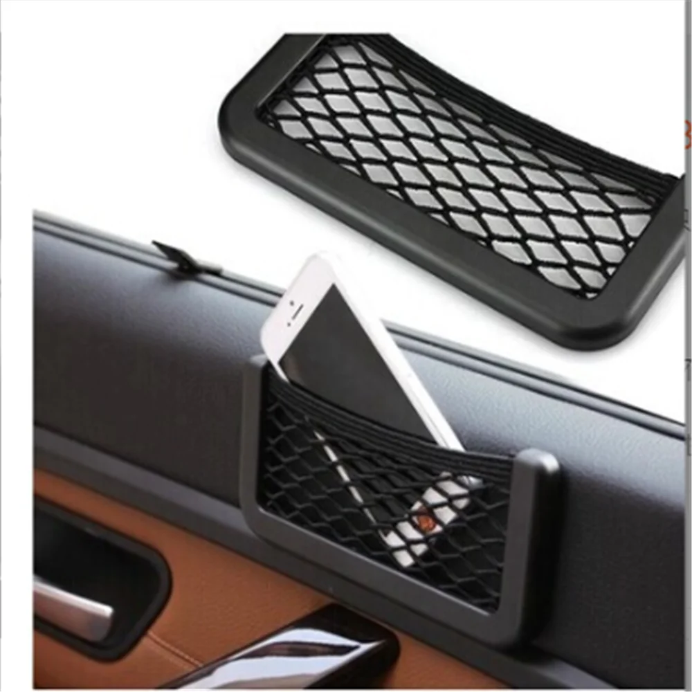 1pcs Car Accessories Storage Net Bag For Fiat diagnostic EVO Sedici Linea Bravo FCC4 Viaggio Coroma Ottimo Uno