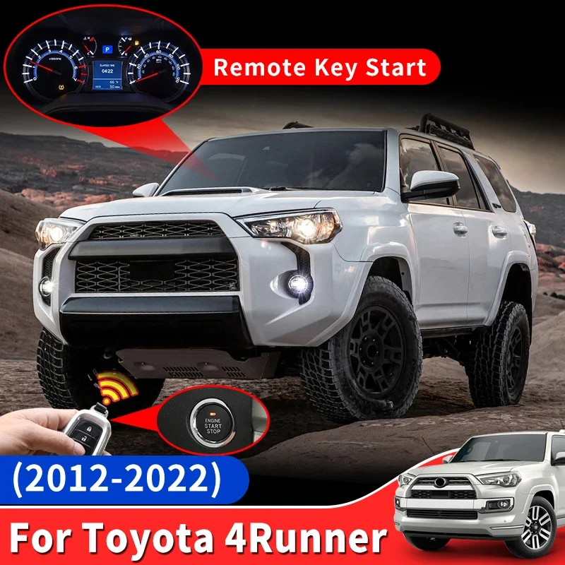 For Toyota 4Runner 2012-2022 Remote Key Starter Smart Control Anti Theft Interior Upgrade Accessories Modification Tuning Kit