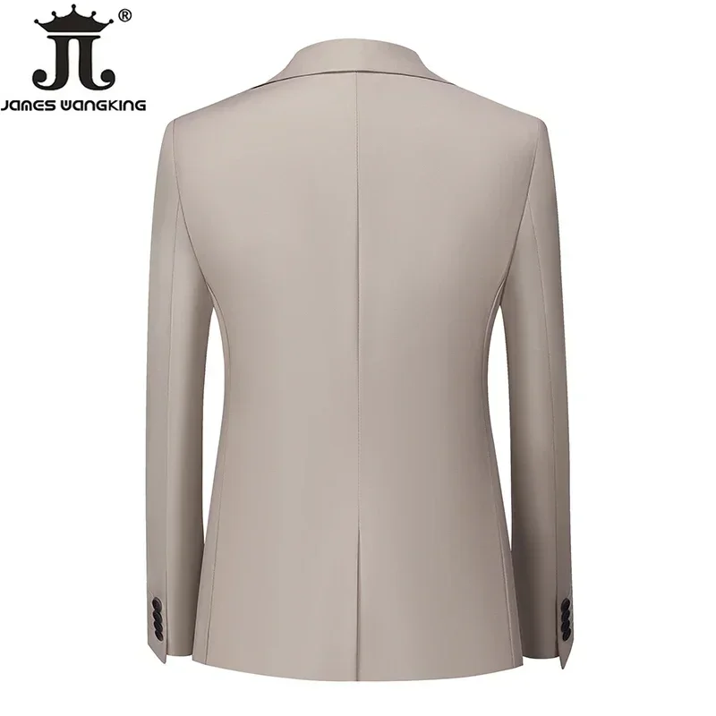 ( Jacket + Vest + Pants ) Have Smoking Mens Official Business Suit Three -piece Set Groom Wedding Dress Party Tyranian Suit Male