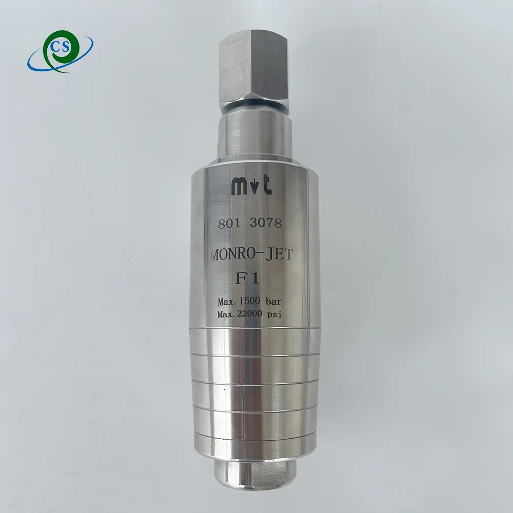 Tungsten Steel Core of Turbo Nozzle Rotating Devil Nozzle 1500bar  Ultra High Pressure Surface Cleaning Car Washer Nozzle