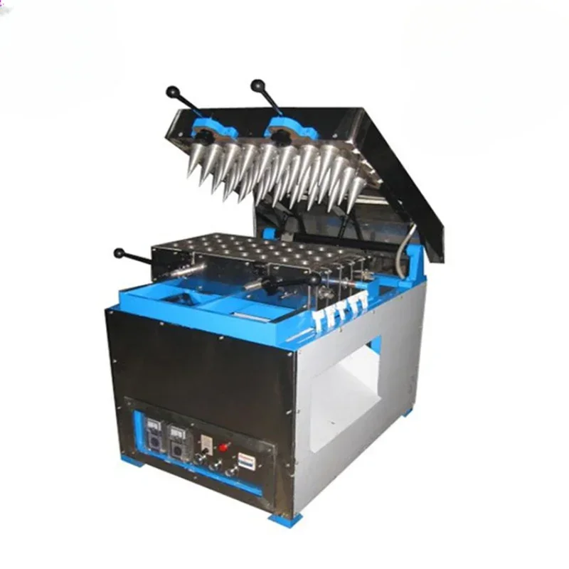 Máquina automática para hacer conos de azúcar para galletas crujientes, 32 moldes, Máquina Manual para hacer conos de gofres y helados