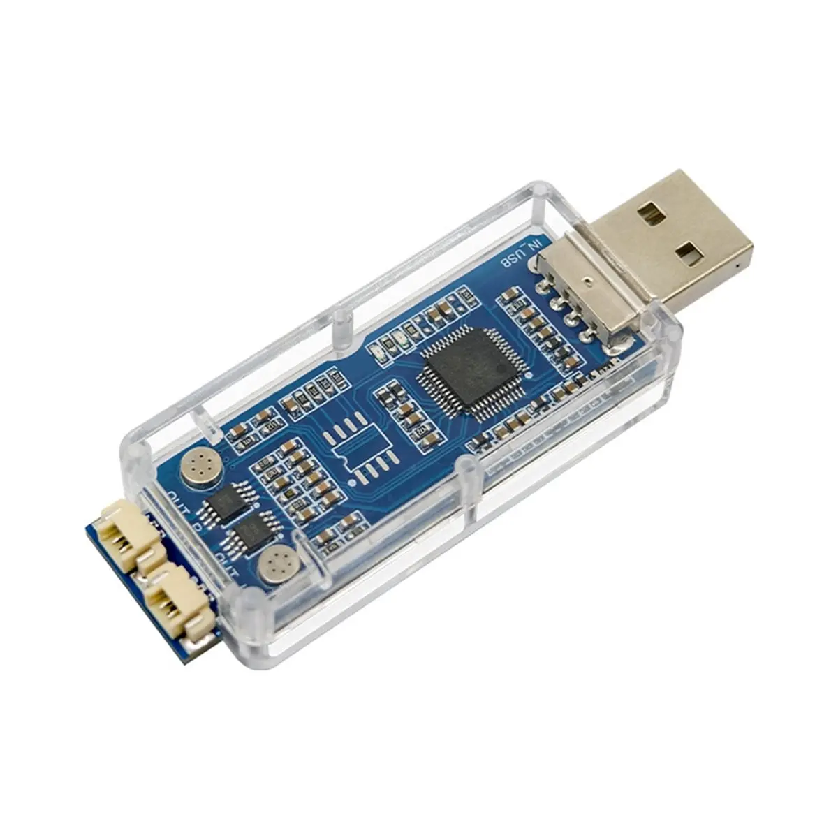 AS62 USB Sound Card SSS1629A5 Supports Playback and Recording Stereo Codecs Plug-and-Play for Raspberry Pi/Jetson Nano