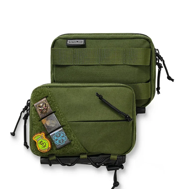TACTICAL GEEK Block E4.0 EDC Compact Waist Pouch, Utility Pocket Organizer with Elastic Cord