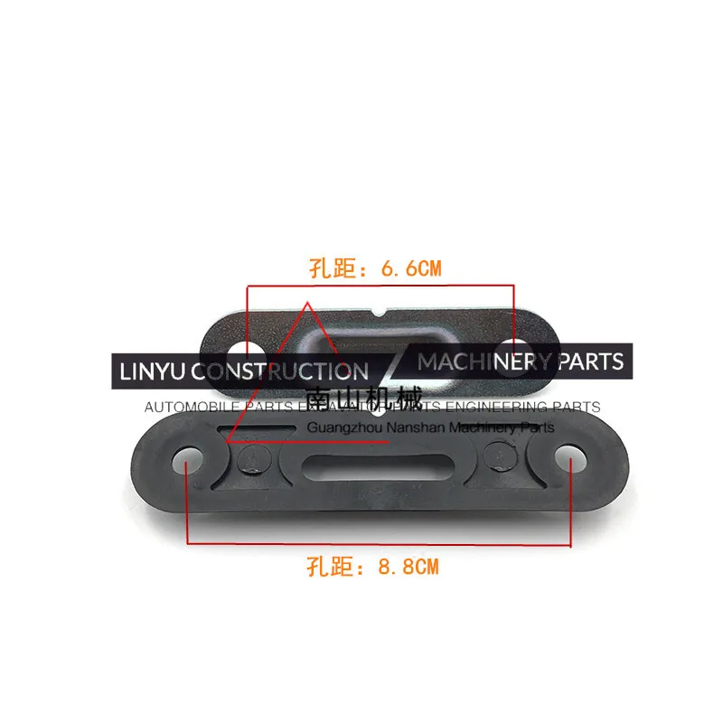 Sumitomo Case Komatsu PC78/128US KOBELCO 75-8 side threshold combination block, side door anti-collision rubber excavator parts