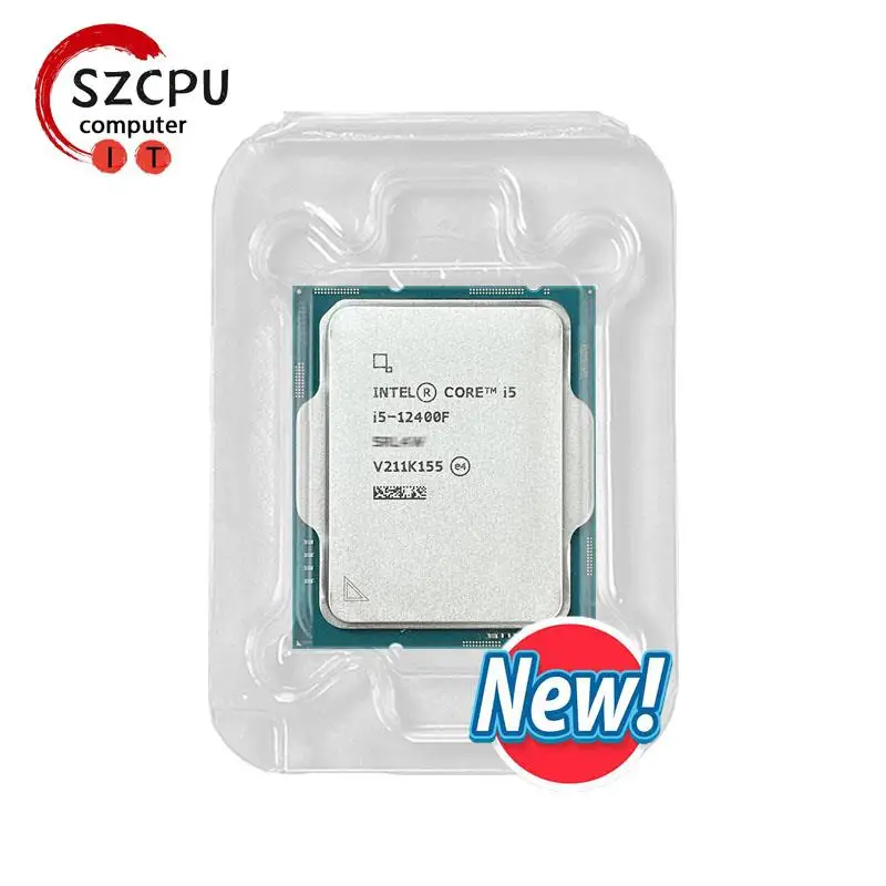 

Top Intel Core i5-12400F New i5 12400F 2,5 ГГц 6-ядерный 12-поточный процессор 10NM L3 = 18M 65W LGA 1700