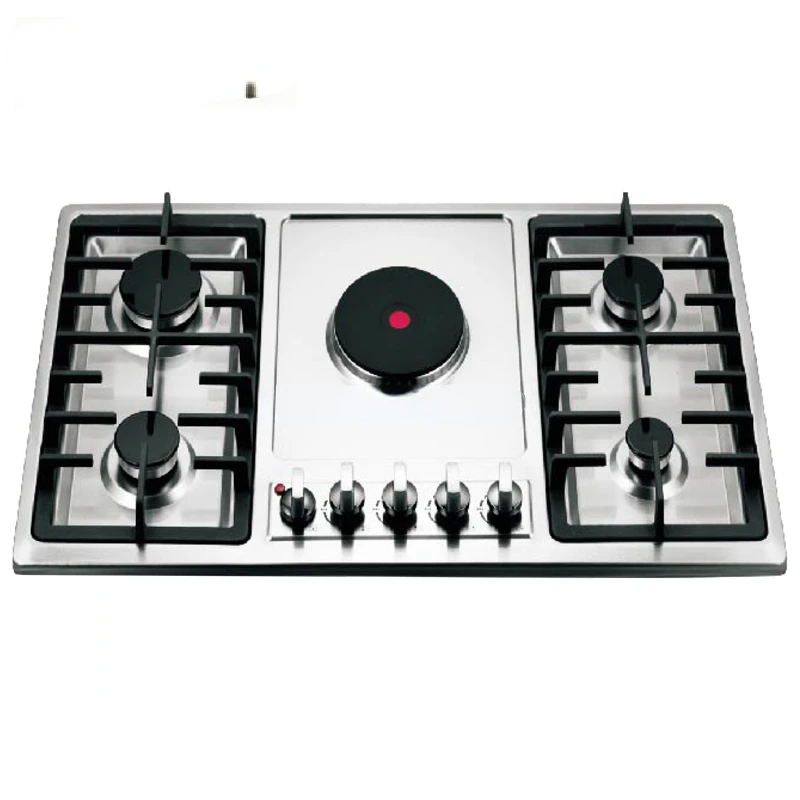 1 electric heating plate 4 gas burners 5 burners Mixing furnace