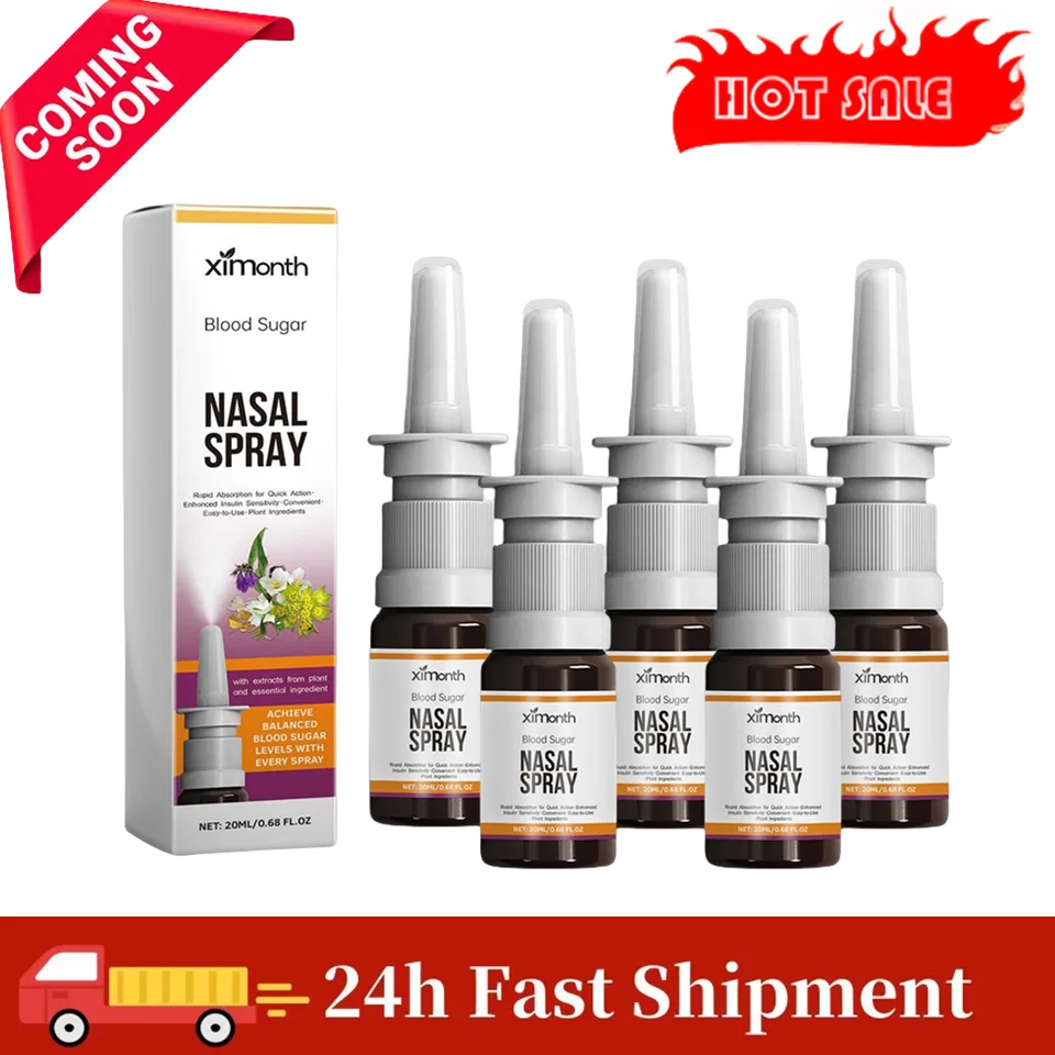

5Pcs Blood Sugar Nasal Spray Personal Care Products Oral Nasopharyngeal Nose Protective The Extra & Barrier Care Of Spray 20ml