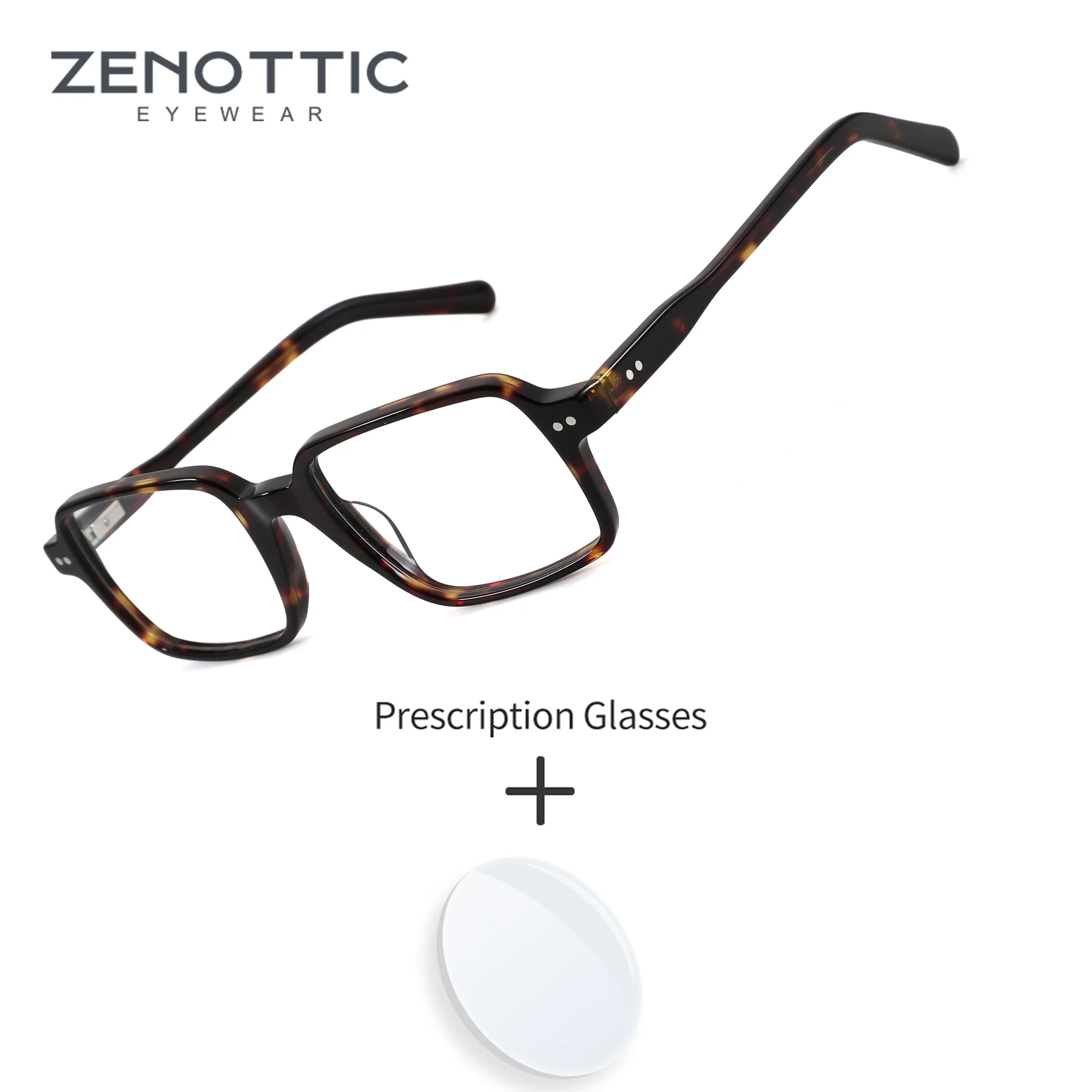 zenottic-lサイズ-スクエア型-ハンドメイド-アセテート製-メンズ-ブルーライトカット-調光-プログレッシブ-ビジネス眼鏡