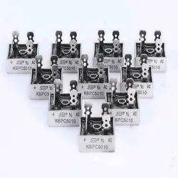 10Pcs/lot KBPC5010 diode bridge rectifier diode 50A 1000V KBPC 5010 power rectifier diode electronica componentes