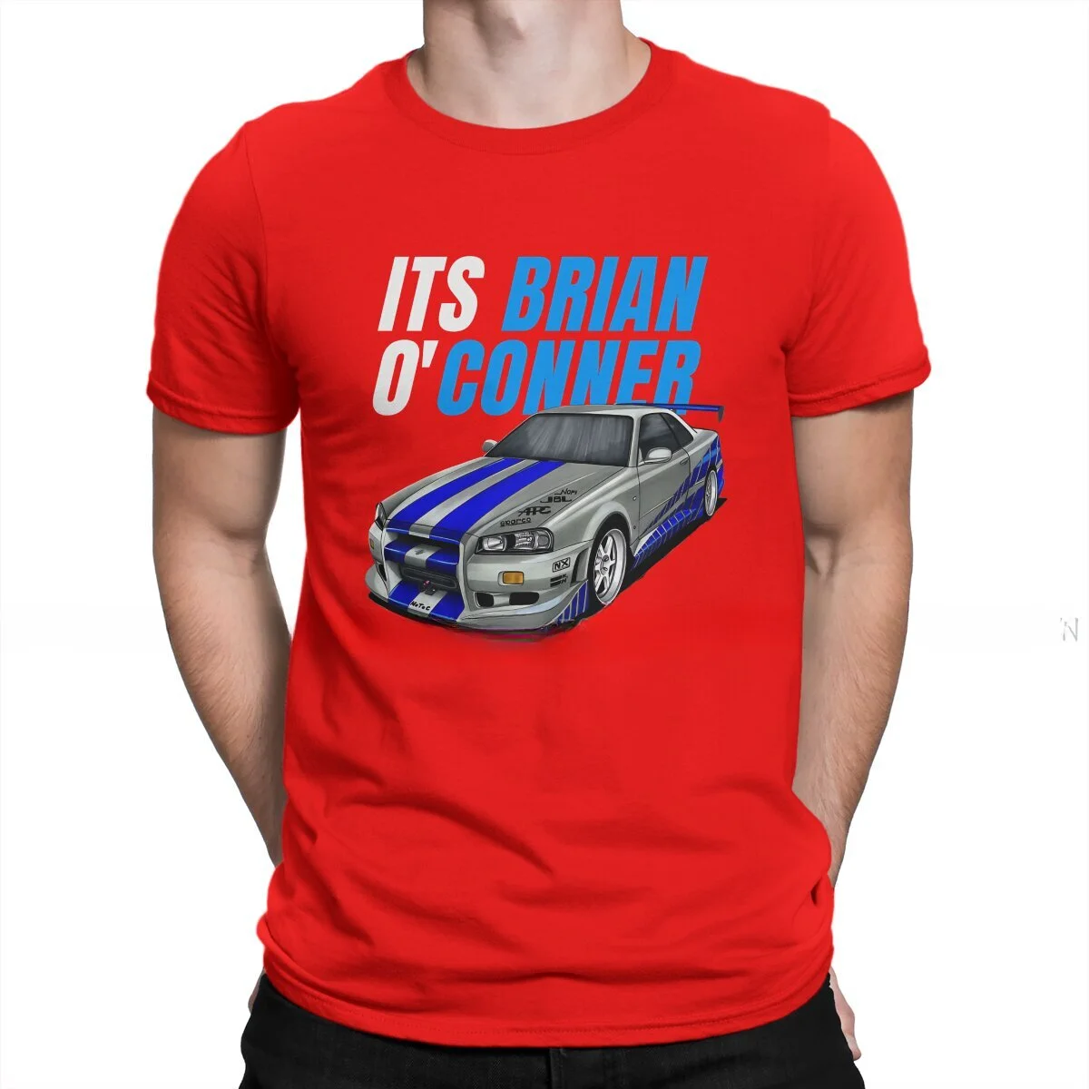 The Fast And The Furious Crewneck TShirts Its Brian o Conner Print Men\'s T Shirt Hipster Tops Size S-5XL vintage Summe MAN