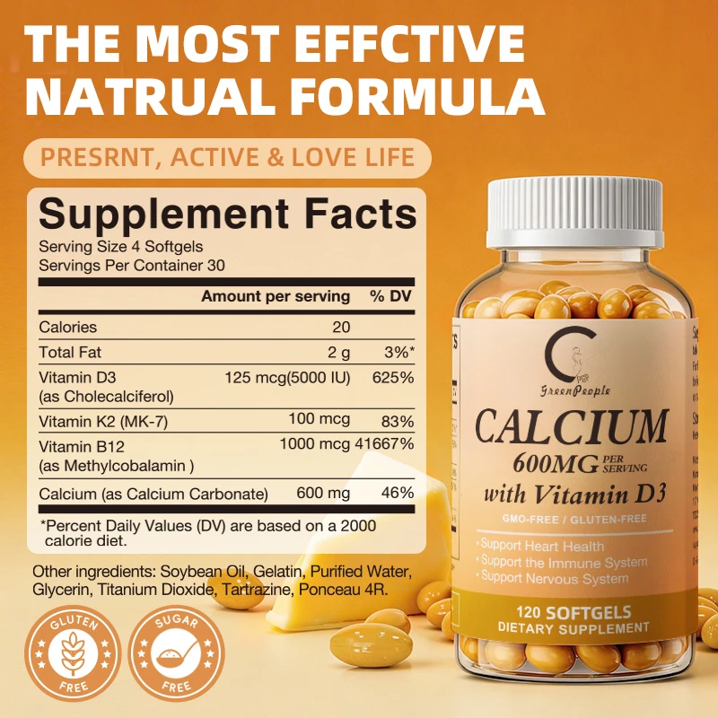 GPGP GreenPeople Calcium Softg - Health Wellness Vitamins recensie en prijs