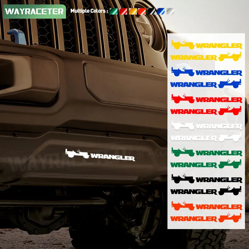 

2 Pcs 1941 Willys 80th Anniversary Unlimited Rubicon Dashboard Bumper Fender Body Decal For Jeep Wrangler Sticker JL JK TJ YJ CJ
