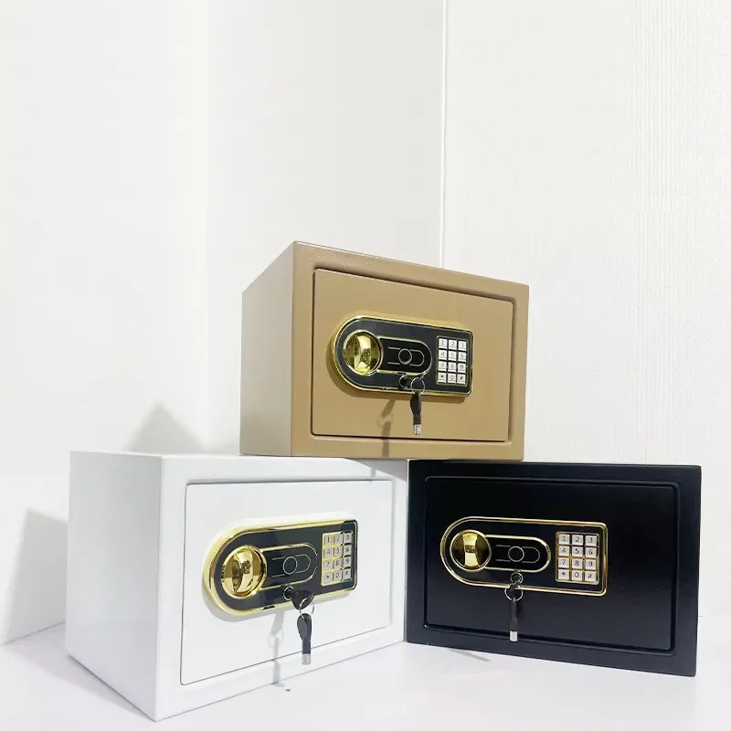 Black and Gold Safe-20EBF Model Small Electronic Password Home Hotel Safety Boxes