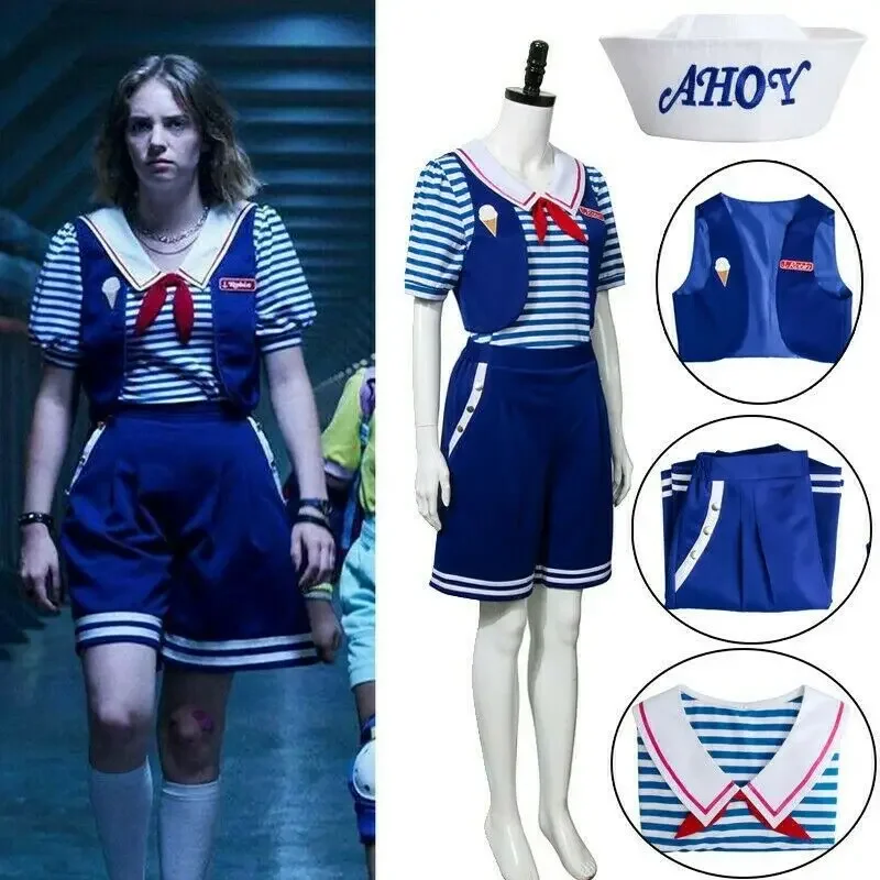 Halloween Cosplay Uniforms Navy Uniform Cosplay Robin Scoops Ahoy Cosplay Halloween Costume Uniform Fancy Dress