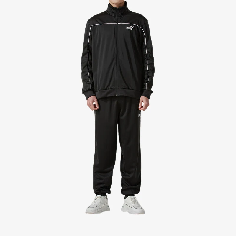 Puma Asli 2025 Musim Semi Pria Lari Latihan Gym Set Pakaian Olahraga 687653-01