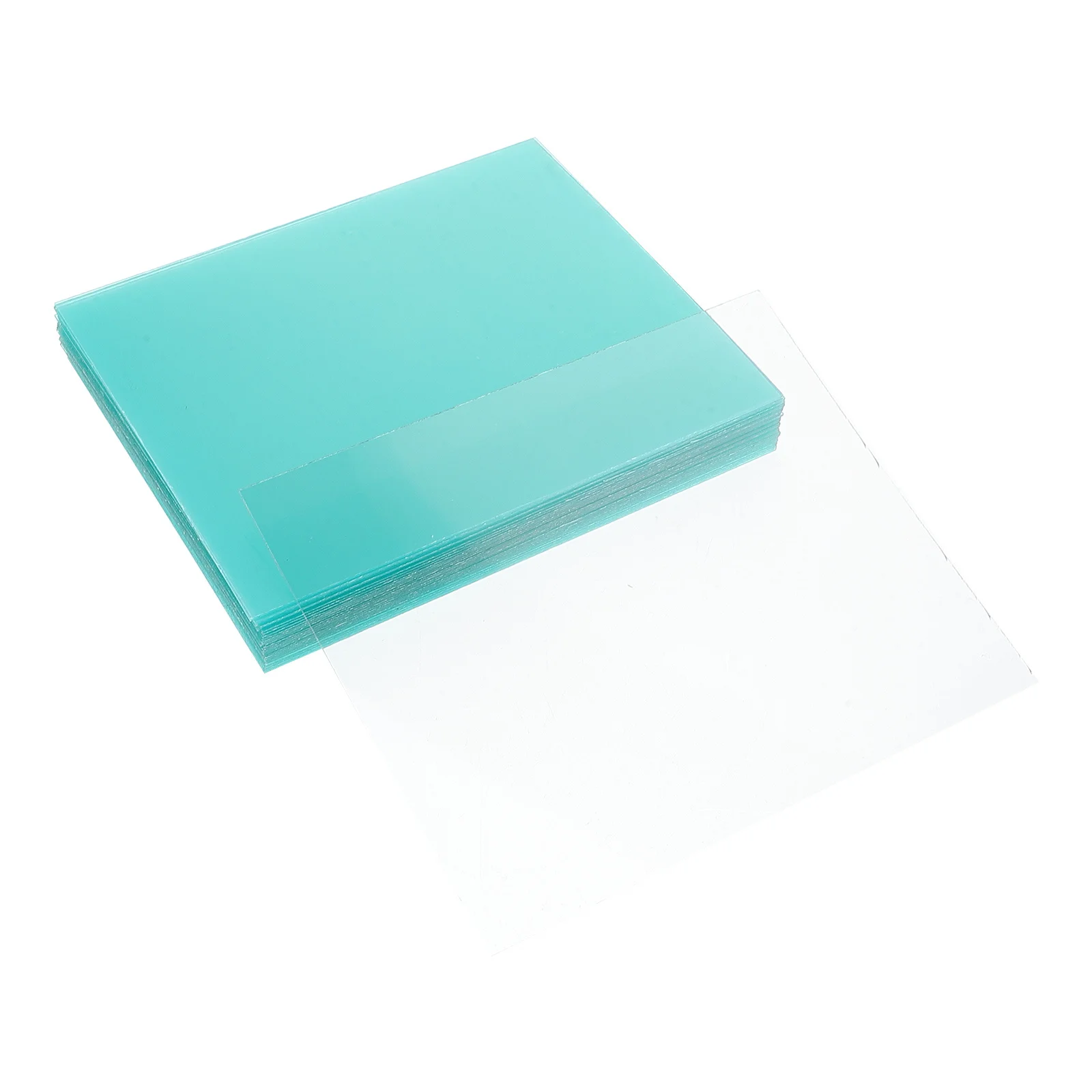 30 Peças de Lentes Protetoras Transparentes para Soldagem, Substituição Durável em Material PC, Lentes Universais para Capacetes de Soldagem