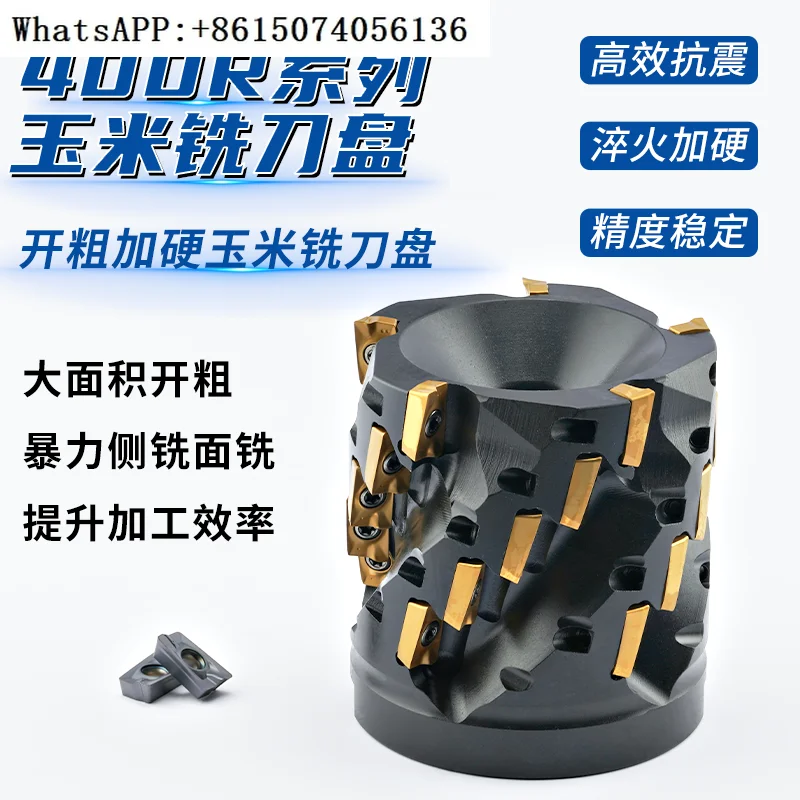 Numerical control Corn milling cutter open thick spiral 400R Corn cutter Corn milling cutter APMT1604