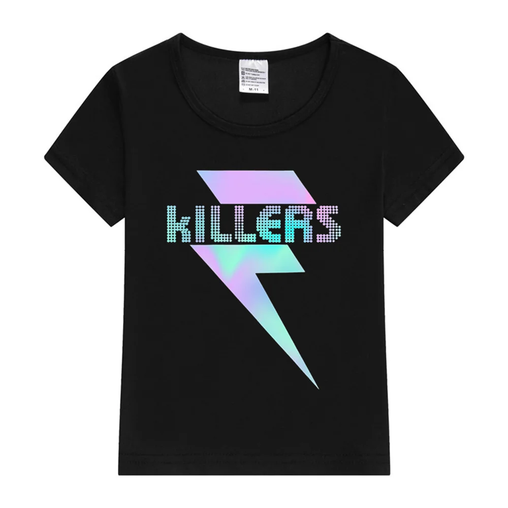 The killers Kids T-Shirt New Boy Girl T-shirt Fashion Print Short Sleeve O-neck Boy\'s Funny Tee Top Gift Kids Summer Clothing