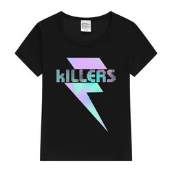 The killers Kids T-Shirt New Boy Girl T-shirt Fashion Print Short Sleeve O-neck Boy's Funny Tee Top Gift Kids Summer Clothing