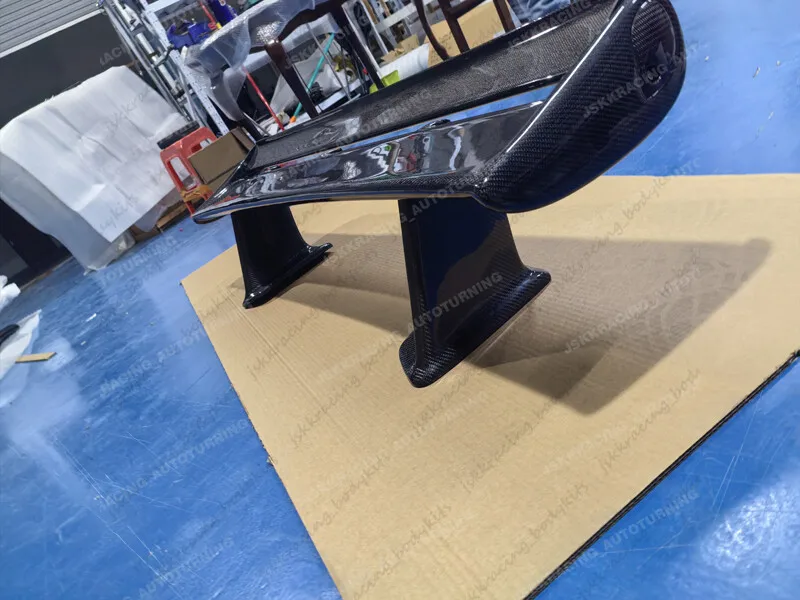 

For Nissan Skyline GT-R R34 GTR Carbon Fiber Rear Trunk Spoiler Wing w/High Leg