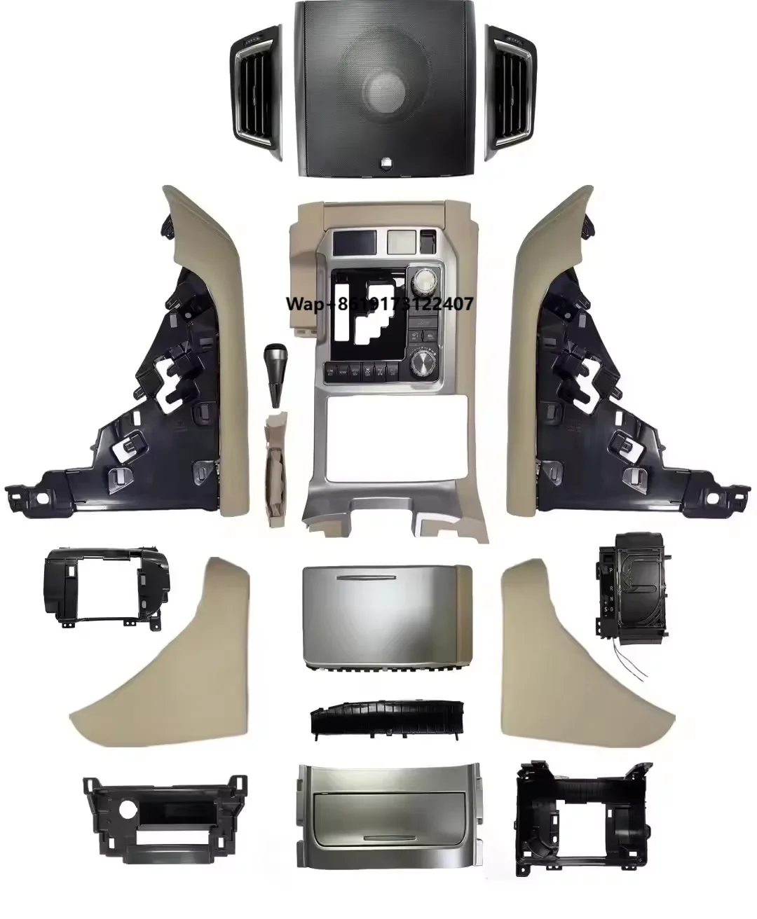 

Car Interior Old Model Central Control Upgrade New Model for 200 Lc200 Interior Modification Accessories