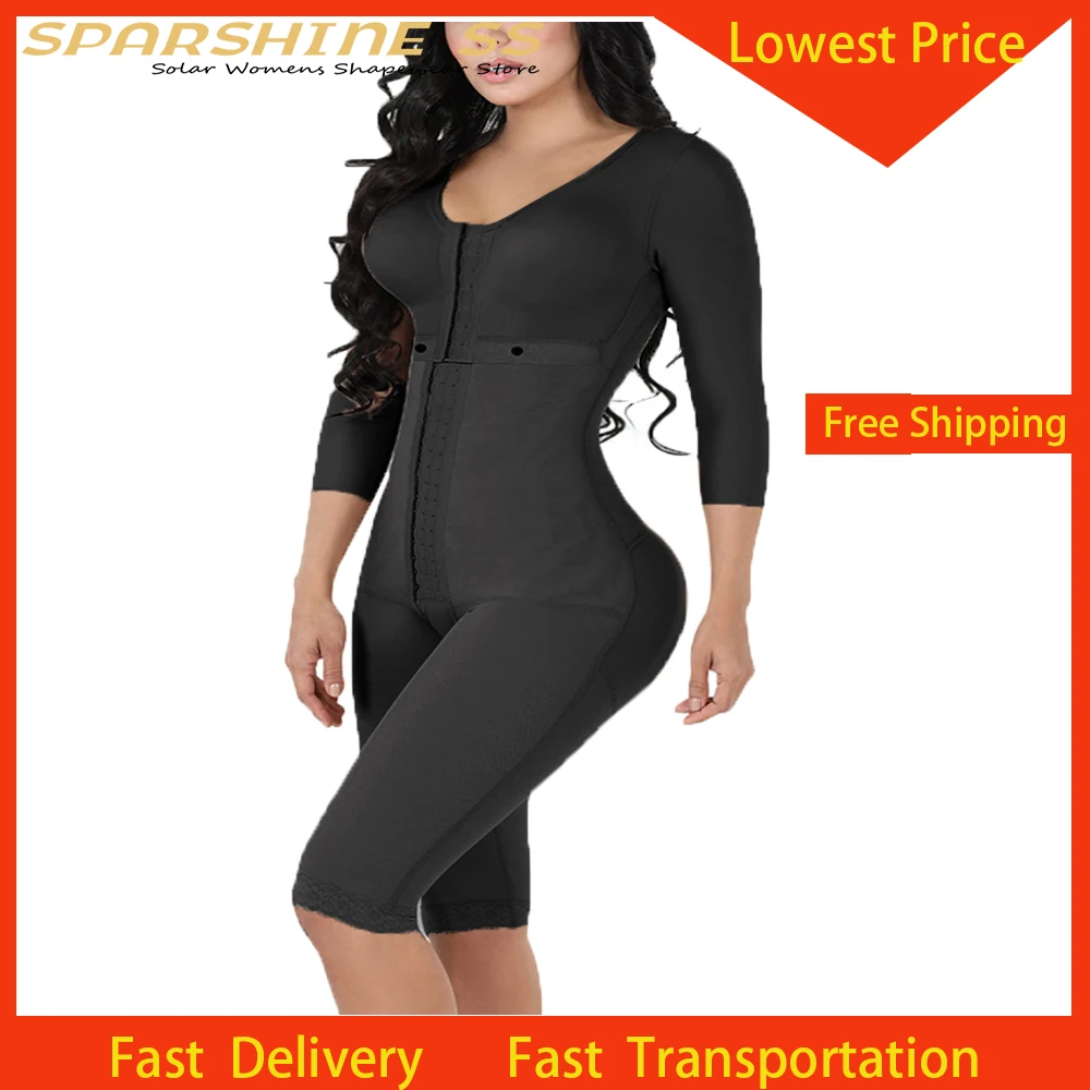 

Full Body Shaper for Women High Compression Fajas Colombianas Waist Trainer with Hooks Reductor Moldeador Mujer Shapewear