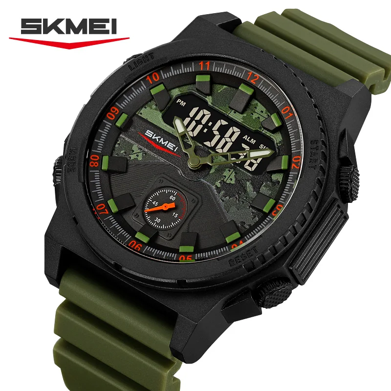 

SKMEI 2355 модные спортивные цифровые наручные часы 3 раза хронограф уличные водонепроницаемые электронные часы электронные часы для мужчин